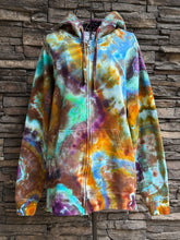 Load image into Gallery viewer, Custom Geode Zip Up Hoodie in ‘Koroit Boulder Opal’ for Wendy
