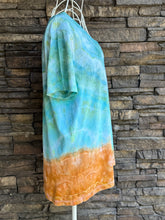 Load image into Gallery viewer, Women’s Large Geode V-Neck T-Shirt in ‘Sand &amp; Sea’
