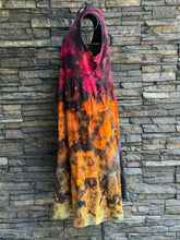 Load image into Gallery viewer, Women’s Large 100% Cotton Reverse Dyed Dress with Pockets in ‘Dark Spectrum’
