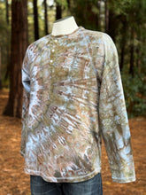 Load image into Gallery viewer, Men’s Large Long Sleeved Henley in ‘Pewter’
