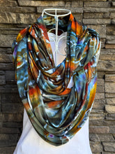 Load image into Gallery viewer, Geode XL Seamless Bali Rayon Jersey Infinity Scarf in ‘Labradorite’
