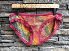 Load image into Gallery viewer, Women’s XL Geode Hipster Undies with Lace Trim in ‘Rustic Rainbow’
