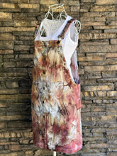 Load image into Gallery viewer, Women’s Medium Denim Overalls Skirt Dress with Button Front in ‘Brushed Steel’

