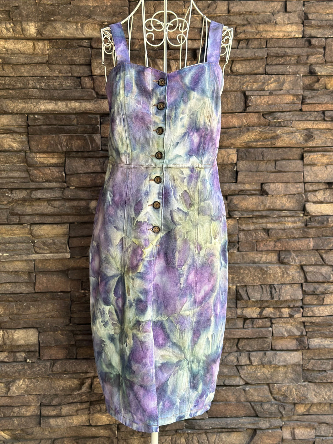 Custom Denim Dress in ‘Avalon’ & Midi Dress for Lynn