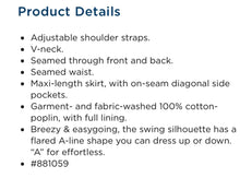Load image into Gallery viewer, Women’s XXL Cotton/Rayon Geode Maxi Sundress with Pockets in ‘Electric Rainbow’
