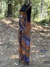 Load image into Gallery viewer, Women’s Medium (fit more like a large) Geode Wide-Leg Linen/Rayon Overalls in ‘Charred Redwood’
