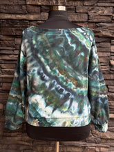 Load image into Gallery viewer, Custom Off Shoulder Sweatshirt in ‘Moss Agate’ for Ashley
