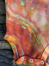 Load image into Gallery viewer, Baby 3-6 Month Geode Onesie in ‘Fire Opal’
