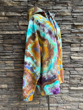 Load image into Gallery viewer, Custom Geode Zip Up Hoodie in ‘Koroit Boulder Opal’ for Wendy
