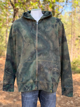 Load image into Gallery viewer, Men’s XXL Geode Zip Up Hoodie in ‘Moss Agate’
