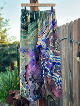 Load image into Gallery viewer, Custom Reverse Geode High Slit Leg Pants in ‘Abalone’ for Ashley
