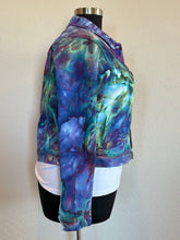 Load image into Gallery viewer, Custom Ice Dyed Denim Jacket in’MindBender B’ for Agni
