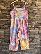 Load image into Gallery viewer, Women’s XL Upcycled Denim Jumpsuit in ‘Bird Song’
