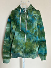 Load image into Gallery viewer, Women’s Large Twist Zip Up Hoodie in ‘Pine Barrens’
