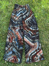 Load image into Gallery viewer, Women’s Large Tall Geode Palazzo Pants with Pockets in ‘Turkey Tail Mushroom’
