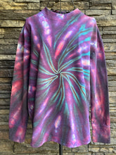 Load image into Gallery viewer, Women’s Small Mock Neck Pullover Sweatshirt in ‘Galaxy Swirl’
