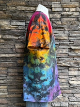 Load image into Gallery viewer, Men’s Unisex Large V-Neck Reverse Ice Dyed T-Shirt in ‘Dark Spectrum’
