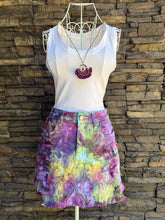 Load image into Gallery viewer, Women’s Size 6 Distressed Denim Mini Skirt in ‘Alchemist’
