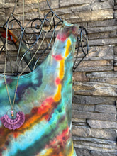 Load image into Gallery viewer, Custom Geode Pact Fit &amp; Flare Cross Back Maxi Dress in ‘Labradorite’ for Shannon
