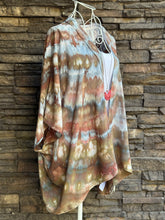 Load image into Gallery viewer, Women’s Small/Medium Azure Skies 100% Viscose Kimono in ‘Dark Side of the Moon’
