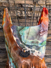 Load image into Gallery viewer, Women’s Small Geode Square-Neck Ballet Dress with Pockets in ‘Petrified Wood’
