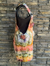 Load image into Gallery viewer, Women’s Medium Geode Cotton Overall Shorts with Drawstring Waist in ‘Rustic Rainbow’
