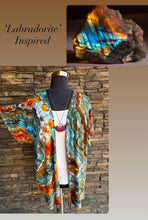 Load image into Gallery viewer, Women’s Large Geode Kimono in ‘Labradorite’
