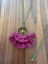 Load image into Gallery viewer, Custom Macrame Necklaces for Rosie
