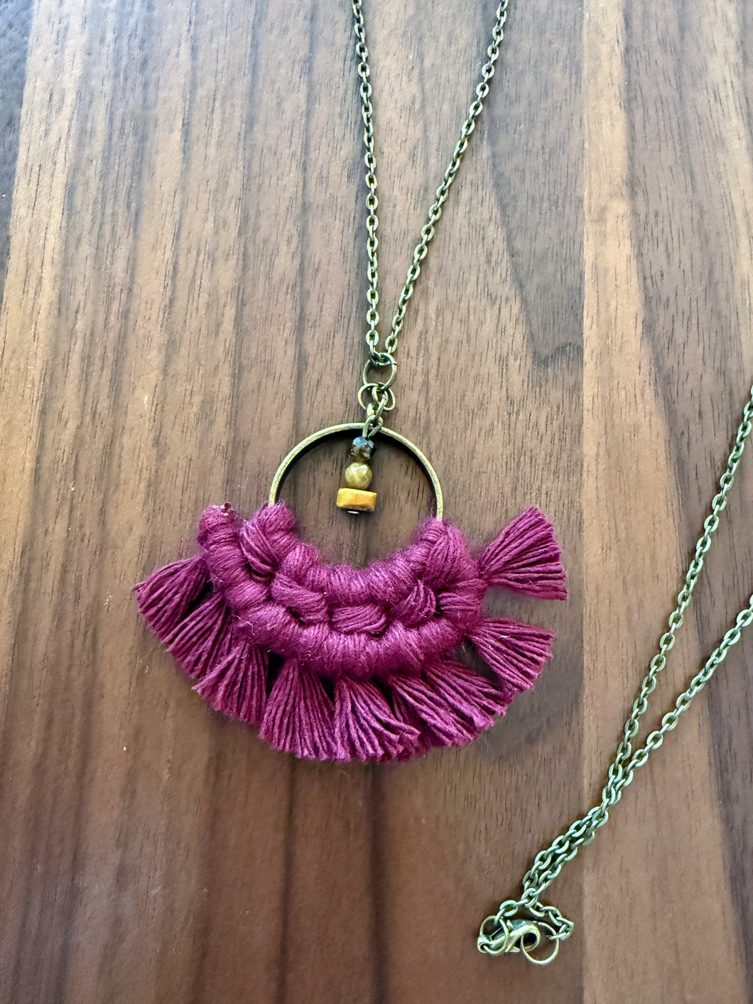 Custom Macrame Necklaces for Rosie