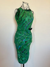 Load image into Gallery viewer, Custom Reverse Geode Bodycon Dress in ‘Sherwood’ for Amanda
