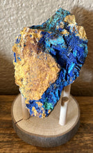 Load image into Gallery viewer, Women’s XL Reverse Geode Hooded Cardigan with Pockets in ‘Azurite’
