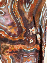 Load image into Gallery viewer, Women’s Large (Can fit XL too) Geode Cardigan with Thumbholes and Pockets in ‘Petrified Wood’
