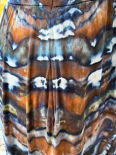 Load image into Gallery viewer, Women’s 1X Long-Sleeved U-Neck &amp; Back Geode Dress with Pockets in ‘Turkey Tail Mushroom’
