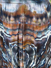 Load image into Gallery viewer, Women’s 1X Long-Sleeved U-Neck &amp; Back Geode Dress with Pockets in ‘Turkey Tail Mushroom’
