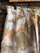 Load image into Gallery viewer, Women’s Large Upcycled 100% Cotton Wide-Leg Lounge Pants with Pockets &amp; Drawstring in ‘Pewter’
