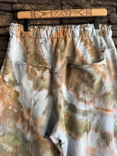 Load image into Gallery viewer, Women’s Large Upcycled 100% Cotton Wide-Leg Lounge Pants with Pockets &amp; Drawstring in ‘Pewter’
