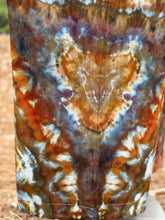 Load image into Gallery viewer, Women’s XL (Runs big! Fits like an XXL) Wide-leg Flowy Linen/Rayon Geode Overalls in ‘Canyon Agate’
