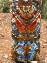 Load image into Gallery viewer, Women’s XL (Runs big! Fits like an XXL) Wide-leg Flowy Linen/Rayon Geode Overalls in ‘Canyon Agate’
