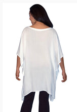 Load image into Gallery viewer, Women’s One Size Plus (XL-3X) Rayon Poncho in ‘Ocean Dreams’
