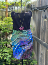 Load image into Gallery viewer, Custom Reverse Geode Mini Skirt in ‘Abalone’ for Heather
