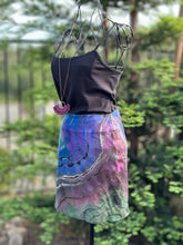 Load image into Gallery viewer, Custom Reverse Geode Mini Skirt in ‘Abalone’ for Laura
