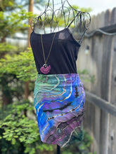 Load image into Gallery viewer, Custom Reverse Geode Mini Skirt in ‘Abalone’ for Heather
