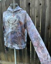 Load image into Gallery viewer, Women’s Medium Thumbhole ‘Lotus Flower’ Hoodie
