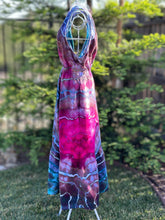 Load image into Gallery viewer, Custom Geode Tiered Halter Style Midi Dress in ‘Gypsy Skies’ for Beth
