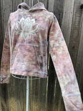 Load image into Gallery viewer, Women’s Small Thumbhole Painted ‘Lotus’ Hoodie
