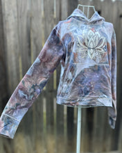 Load image into Gallery viewer, Women’s Medium Thumbhole ‘Lotus Flower’ Hoodie
