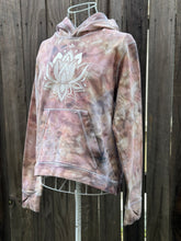 Load image into Gallery viewer, Women’s Small Thumbhole Painted ‘Lotus’ Hoodie
