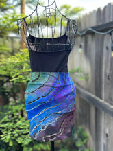 Load image into Gallery viewer, Custom Reverse Geode Maxi Skirt in ‘Abalone’ for Mel
