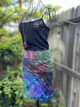 Load image into Gallery viewer, Women’s Medium Reverse Geode Mini Skirt in ‘Abalone’
