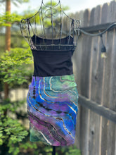 Load image into Gallery viewer, Custom Reverse Geode Mini Skirt in ‘Abalone’ for Heather
